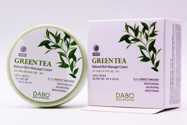 Kem massage mặt trà xanh DABO Green Tea 200ml