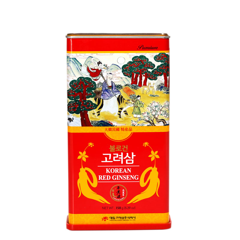Hồng sâm củ khô Hàn Quốc Daedong hộp 150gr premium