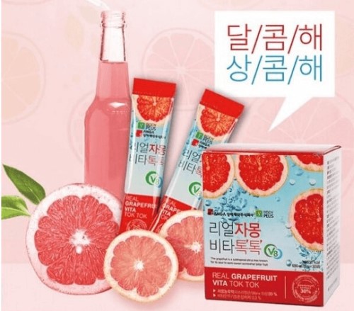 Trà Bưởi Giảm Cân Hàn Quốc SangA - Real Grapefruit Vita Tok Tok