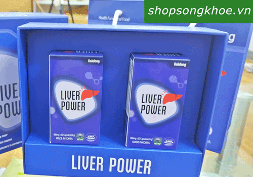 Bổ gan tiêu độc Liver Power - viên uống bổ gan Hàn Quốc
